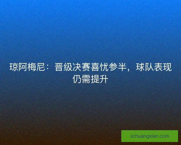 琼阿梅尼：晋级决赛喜忧参半，球队表现仍需提升